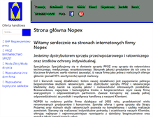 Tablet Screenshot of nopex.com.pl